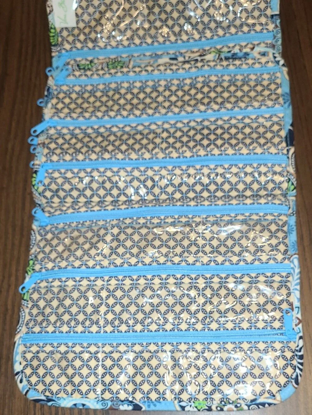 Vintage Vera Bradley Bali Blue Retired  Jewelry Book